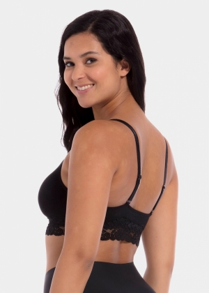 COMFORT BRA SPAGHETTI 160/BLACK LACE