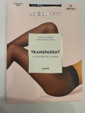 TRANSPARENT SATINE 20D NEARLY BLACK