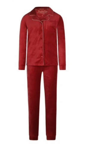 VELOURS SET  BAKSTEENROOD