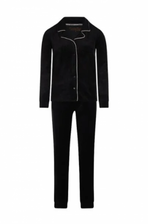 VELOURS SET ZWART